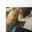 Satyr and Nymph (1623) - Gerard van Honthorst - Canvas Print