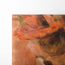 Woman’s Head with Red Hat (1890s.) - Pierre-Auguste Renoir - Canvas Print