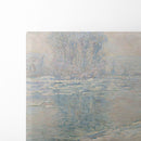 Glaçons, Effet Blanc (1893) - Claude Monet - Canvas Print