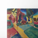 Landscape with Two Poplars (1912) - Wassily Kandinsky - Canvas Print