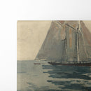 Gloucester Schooner (ca. 1880) - Winslow Homer - Canvas Print