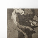 Ni mas ni menos. (Neither more nor less.) (1796-1797) - Francisco de Goya - Canvas Print