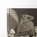 Las rinde el Sueño. (Sleep overcomes them.) (1796-1797) - Francisco de Goya - Canvas Print