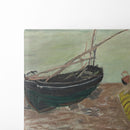 Étude de bateaux sur la plage d’Étretat (1885) - Claude Monet - Canvas Print