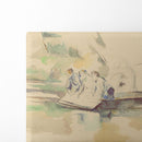 Laveuses (circa 1880) - Paul Cézanne - Canvas Print