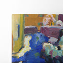 Cemetery and rectory in Kochel (1909) - Wassily Kandinsky - Canvas Print
