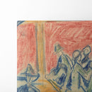 Arbeiderscene (1929) - Edvard Munch - Canvas Print