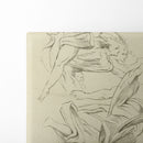 Several winged figures in flight, and a figure with a spear - Peter Paul Rubens - Canvas Print