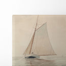 Sailing off Gloucester (ca. 1880) - Winslow Homer - Canvas Print