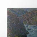 Les ravins de la Creuse (1889) - Claude Monet - Canvas Print