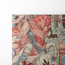 Chevalier sur son cheval pointant sa lance contre un diablotin - Eugène Grasset - Canvas Print