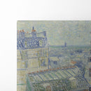 View from Theo’s apartment - Vincent van Gogh - Canvas Print - UAIO LMT