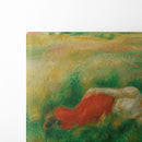 Femme Couchée Dans L’herbe - Pierre-Auguste Renoir - Canvas Print