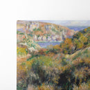 Hills around the Bay of Moulin Huet, Guernsey (1883) - Pierre-Auguste Renoir - Canvas Print