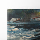 The Rapids, Hudson River, Adirondacks (1894) - Winslow Homer - Canvas Print