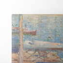 The Seine At Saint-Cloud (1890) - Edvard Munch - Canvas Print