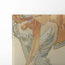 The Arts 4 (1898) - Alphonse Mucha - Canvas Print