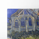 The Church in Auvers-sur-Oise, View from the Chevet (1890) - Vincent van Gogh - Canvas Print - UAIO LMT