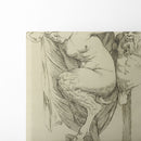 Head and torso of male stayr, and a female satyr - Peter Paul Rubens - Canvas Print