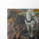 Autumn Ploughing (1919) - Edvard Munch - Canvas Print