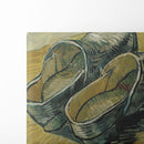 A pair of leather clogs (1888) - Vincent van Gogh - Canvas Print