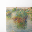 La Seine à Lavacourt (1879) - Claude Monet - Canvas Print
