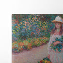 Jeune fille dans le jardin de Giverny (1888) - Claude Monet - Canvas Print