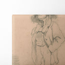 Caricature of Mario Uchard (c. 1858) - Claude Monet - Canvas Print