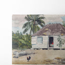 Native hut at Nassau (1885) - Winslow Homer - Canvas Print