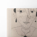 Portrait Sketch of a Costumed Lady (1924) - Paul Klee - Canvas Print