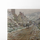 Village Street, Vétheuil (1879) - Claude Monet - Canvas Print