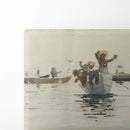 Four Rowboats with Children (1880) - Winslow Homer - Canvas Print