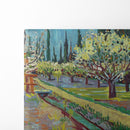 Orchard Bordered by Cypresses (1888) - Vincent van Gogh - Canvas Print - UAIO LMT