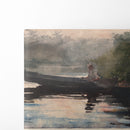 The End of the Day, Adirondacks (1890) - Winslow Homer - Canvas Print