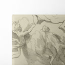 Four figures in floating positions, three amidst clouds - Peter Paul Rubens - Canvas Print