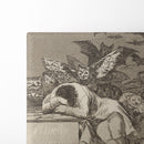 El sueño de la razon produce monstruos. (The sleep of reason produces monsters.) (1796-1797) - Francisco de Goya - Canvas Print
