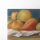 Nature morte aux pommes et à poire (circa 1889) - Pierre-Auguste Renoir - Canvas Print