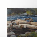 Hudson River (1892) - Winslow Homer - Canvas Print