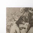 Si sabrá mas el discipulo (Might not the pupil know more) (1796-1797) - Francisco de Goya - Canvas Print