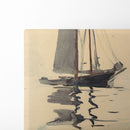 Two-masted Schooner with Dory (1894) - Winslow Homer - Canvas Print