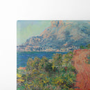 La route rouge près de Menton (1884) - Claude Monet - Canvas Print