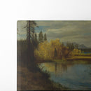 Outlet at Lake Tahoe - Albert Bierstadt - Canvas Print