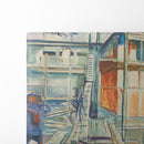 The Building Of The Winter Studio (1929) - Edvard Munch - Canvas Print