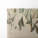 Rugged Trunks in Snow (1923–25) - Edvard Munch - Canvas Print