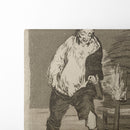 Ysele quema la Casa. (And his house is on fire.) (1796-1797) - Francisco de Goya - Canvas Print