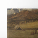 Indian Encampment – Evening (between 1876 and 1877) - Albert Bierstadt - Canvas Print