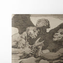 Se repulen. (They spruce themselves up.) (1796-1797) - Francisco de Goya - Canvas Print