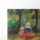 Femme Et Enfant Dans Un Paysage - Pierre-Auguste Renoir - Canvas Print