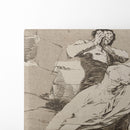 Tantalo. (Tantalus.) (1796-1797) - Francisco de Goya - Canvas Print