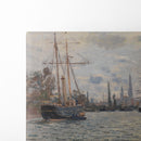 The Seine near Rouen (ca 1874) - Claude Monet - Canvas Print